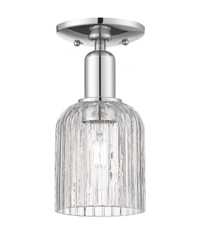 Bridal Veil - 1 Light - 6 inch - Polished Chrome - Semi-Flush Mount (3442|716-1C-PC-G559-5CL)