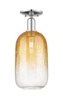 Brookhaven Cloche - 1 Light - 6 inch - Polished Chrome - Semi-Flush Mount (3442|716-1C-PC-G482-7AM)