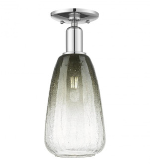Brookhaven Almond - 1 Light - 6 inch - Polished Chrome - Semi-Flush Mount (3442|716-1C-PC-G480-6SL)