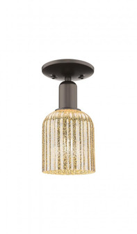 Bridal Veil - 1 Light - 6 inch - Oil Rubbed Bronze - Semi-Flush Mount (3442|716-1C-OB-G559-5ME)