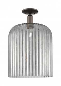 Bridal Veil - 1 Light - 12 inch - Oil Rubbed Bronze - Semi-Flush Mount (3442|716-1C-OB-G559-12SM)
