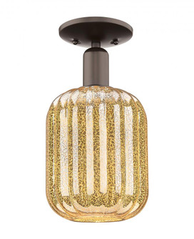 Preston Cylinder - 1 Light - 6 inch - Oil Rubbed Bronze - Semi-Flush Mount (3442|716-1C-OB-G460-7ME)
