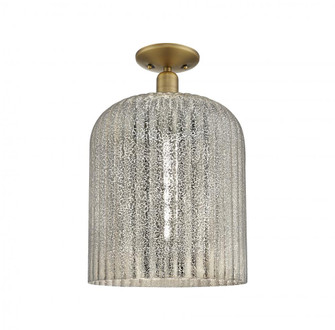 Bridal Veil - 1 Light - 12 inch - Brushed Brass - Semi-Flush Mount (3442|716-1C-BB-G559-12ME)