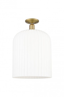 Bridal Veil - 1 Light - 12 inch - Brushed Brass - Semi-Flush Mount (3442|716-1C-BB-G559-12GWH)
