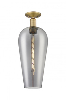 Chelsea - 1 Light - 6 inch - Brushed Brass - Semi-Flush Mount (3442|716-1C-BB-G456-8SM)