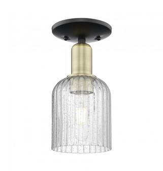 Bridal Veil - 1 Light - 6 inch - Black Antique Brass - Semi-Flush Mount (3442|716-1C-BAB-G559-5SDY)