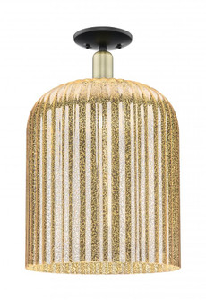 Bridal Veil - 1 Light - 12 inch - Black Antique Brass - Semi-Flush Mount (3442|716-1C-BAB-G559-12ME)