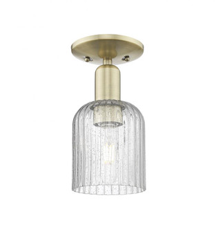 Bridal Veil - 1 Light - 6 inch - Antique Brass - Semi-Flush Mount (3442|716-1C-AB-G559-5SDY)