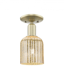 Bridal Veil - 1 Light - 6 inch - Antique Brass - Semi-Flush Mount (3442|716-1C-AB-G559-5ME)