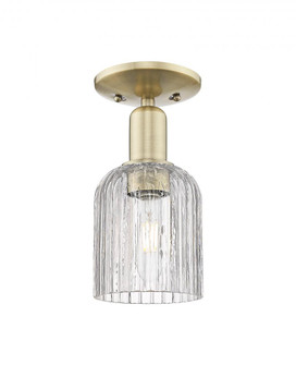 Bridal Veil - 1 Light - 6 inch - Antique Brass - Semi-Flush Mount (3442|716-1C-AB-G559-5CL)