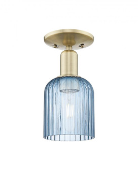 Bridal Veil - 1 Light - 6 inch - Antique Brass - Semi-Flush Mount (3442|716-1C-AB-G559-5BL)