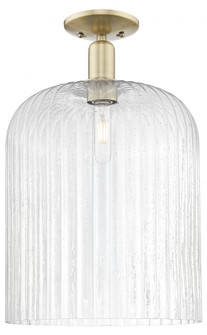 Bridal Veil - 1 Light - 12 inch - Antique Brass - Semi-Flush Mount (3442|716-1C-AB-G559-12SDY)