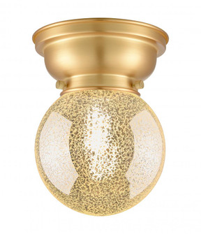 Beacon - 1 Light - 6 inch - Satin Gold - Flush Mount (3442|623-1F-SG-G208-6)