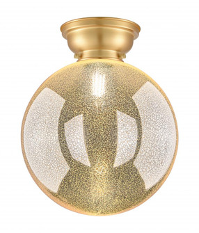 Beacon - 1 Light - 12 inch - Satin Gold - Flush Mount (3442|623-1F-SG-G208-12)