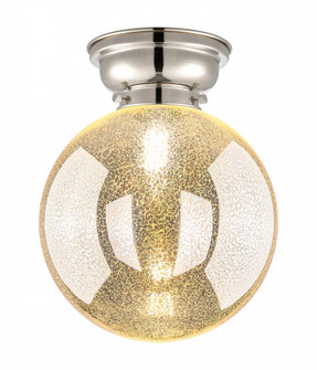 Beacon - 1 Light - 10 inch - Polished Nickel - Flush Mount (3442|623-1F-PN-G208-10)