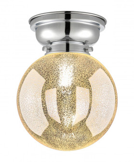 Beacon - 1 Light - 8 inch - Polished Chrome - Flush Mount (3442|623-1F-PC-G208-8)