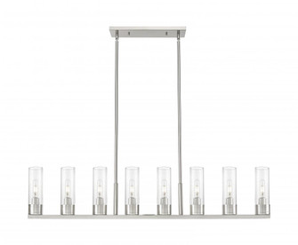 Boreas - 8 Light - 48 inch - Satin Nickel - Linear Pendant (3442|617-8I-SN-G617-8SDY)