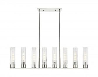Boreas - 8 Light - 48 inch - Polished Nickel - Linear Pendant (3442|617-8I-PN-G617-11SCL)