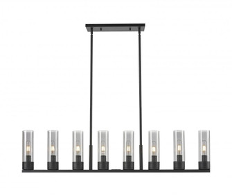 Boreas - 8 Light - 48 inch - Matte Black - Linear Pendant (3442|617-8I-BK-G617-8SM)