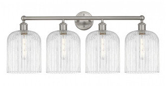 Bridal Veil - 4 Light - 32 inch - Brushed Satin Nickel - Bath Vanity Light (3442|616-4W-SN-G559-8CL)