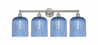 Bridal Veil - 4 Light - 32 inch - Brushed Satin Nickel - Bath Vanity Light (3442|616-4W-SN-G559-8BL)