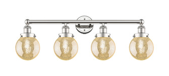 Beacon - 4 Light - 33 inch - Polished Nickel - Bath Vanity Light (3442|616-4W-PN-G208-6)