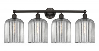 Bridal Veil - 4 Light - 32 inch - Oil Rubbed Bronze - Bath Vanity Light (3442|616-4W-OB-G559-8SM)
