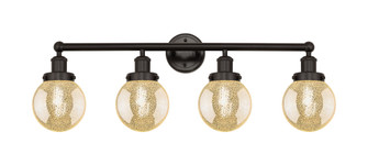Beacon - 4 Light - 33 inch - Oil Rubbed Bronze - Bath Vanity Light (3442|616-4W-OB-G208-6)