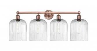 Bridal Veil - 4 Light - 32 inch - Antique Copper - Bath Vanity Light (3442|616-4W-AC-G559-8SDY)