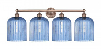 Bridal Veil - 4 Light - 32 inch - Antique Copper - Bath Vanity Light (3442|616-4W-AC-G559-8BL)