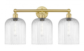 Bridal Veil - 3 Light - 23 inch - Satin Gold - Bath Vanity Light (3442|616-3W-SG-G559-8CL)