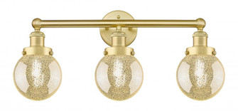 Beacon - 3 Light - 24 inch - Satin Gold - Bath Vanity Light (3442|616-3W-SG-G208-6)