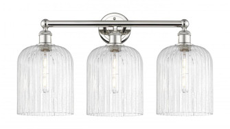 Bridal Veil - 3 Light - 23 inch - Polished Nickel - Bath Vanity Light (3442|616-3W-PN-G559-8SDY)