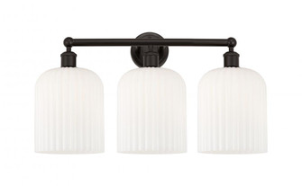 Bridal Veil - 3 Light - 23 inch - Oil Rubbed Bronze - Bath Vanity Light (3442|616-3W-OB-G559-8GWH)