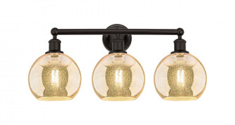 Athens - 3 Light - 26 inch - Oil Rubbed Bronze - Bath Vanity Light (3442|616-3W-OB-G128-8)