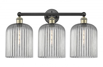 Bridal Veil - 3 Light - 23 inch - Black Antique Brass - Bath Vanity Light (3442|616-3W-BAB-G559-8SM)