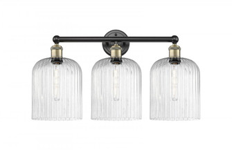 Bridal Veil - 3 Light - 23 inch - Black Antique Brass - Bath Vanity Light (3442|616-3W-BAB-G559-8SDY)