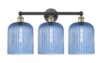 Bridal Veil - 3 Light - 23 inch - Black Antique Brass - Bath Vanity Light (3442|616-3W-BAB-G559-8BL)