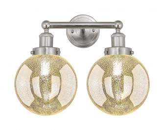 Beacon - 2 Light - 17 inch - Brushed Satin Nickel - Bath Vanity Light (3442|616-2W-SN-G208-8)