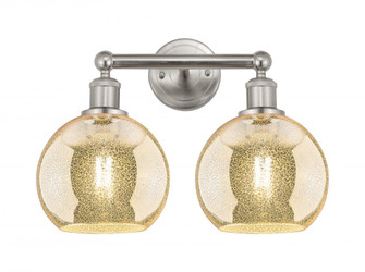 Athens - 2 Light - 17 inch - Satin Nickel - Bath Vanity Light (3442|616-2W-SN-G128-8)