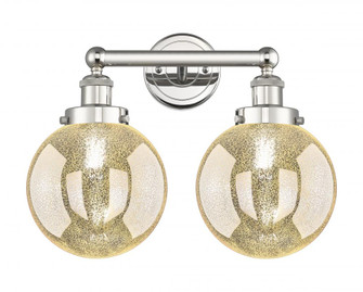 Beacon - 2 Light - 17 inch - Polished Nickel - Bath Vanity Light (3442|616-2W-PN-G208-8)