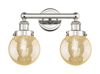 Beacon - 2 Light - 15 inch - Polished Nickel - Bath Vanity Light (3442|616-2W-PN-G208-6)
