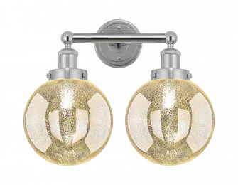 Beacon - 2 Light - 17 inch - Polished Chrome - Bath Vanity Light (3442|616-2W-PC-G208-8)