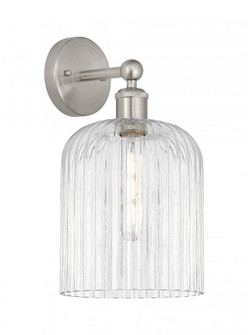 Bridal Veil - 1 Light - 5 inch - Brushed Satin Nickel - Sconce (3442|616-1W-SN-G559-8CL)