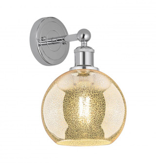 Athens - 1 Light - 8 inch - Polished Chrome - Sconce (3442|616-1W-PC-G128-8)