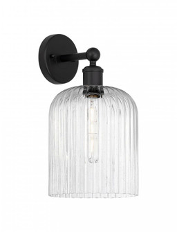 Bridal Veil - 1 Light - 5 inch - Matte Black - Sconce (3442|616-1W-BK-G559-8SDY)