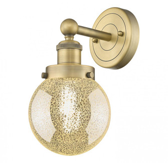 Beacon - 1 Light - 6 inch - Brushed Brass - Sconce (3442|616-1W-BB-G208-6)