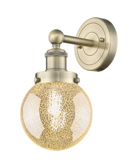 Beacon - 1 Light - 6 inch - Antique Brass - Sconce (3442|616-1W-AB-G208-6)