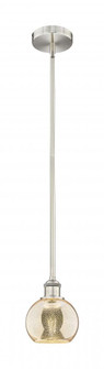 Athens - 1 Light - 6 inch - Brushed Satin Nickel - Stem hung - Mini Pendant (3442|616-1S-SN-G128-6)