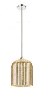 Bridal Veil - 1 Light - 5 inch - Polished Nickel - Stem hung - Mini Pendant (3442|616-1S-PN-G559-12ME)